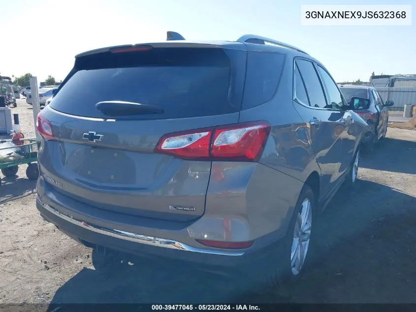 2018 Chevrolet Equinox Premier VIN: 3GNAXNEX9JS632368 Lot: 39477045