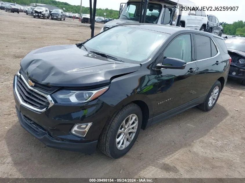 2GNAXJEV2J6259907 2018 Chevrolet Equinox Lt