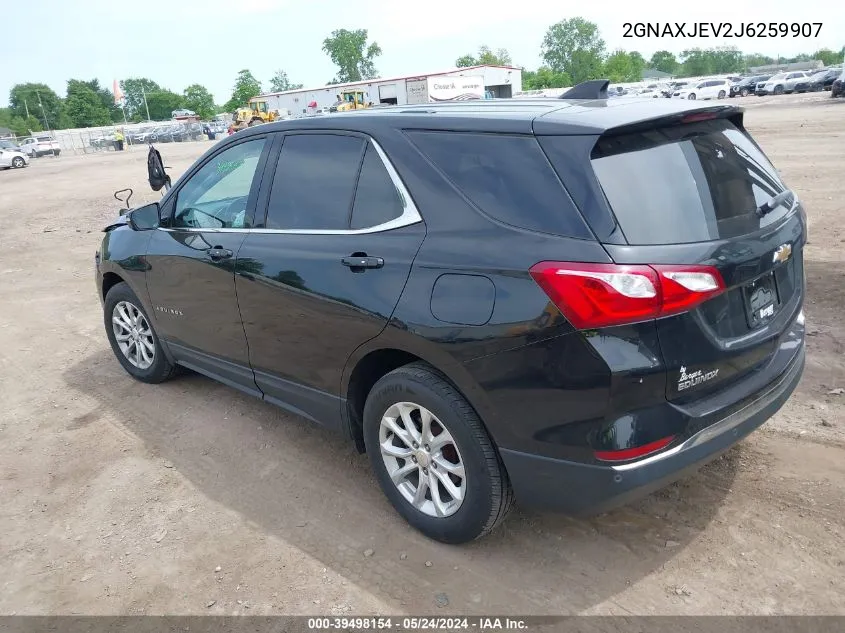 2GNAXJEV2J6259907 2018 Chevrolet Equinox Lt