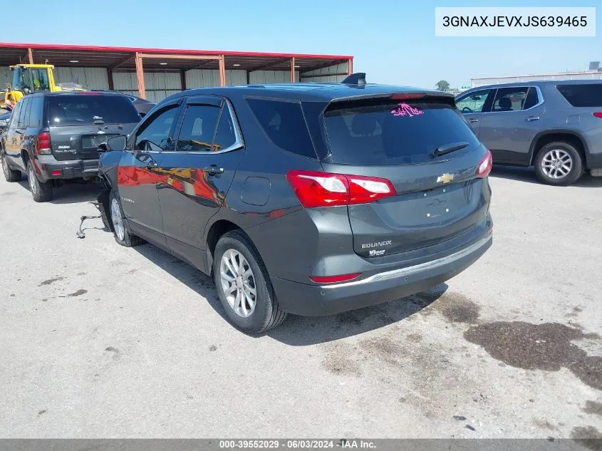 2018 Chevrolet Equinox Lt VIN: 3GNAXJEVXJS639465 Lot: 39552029