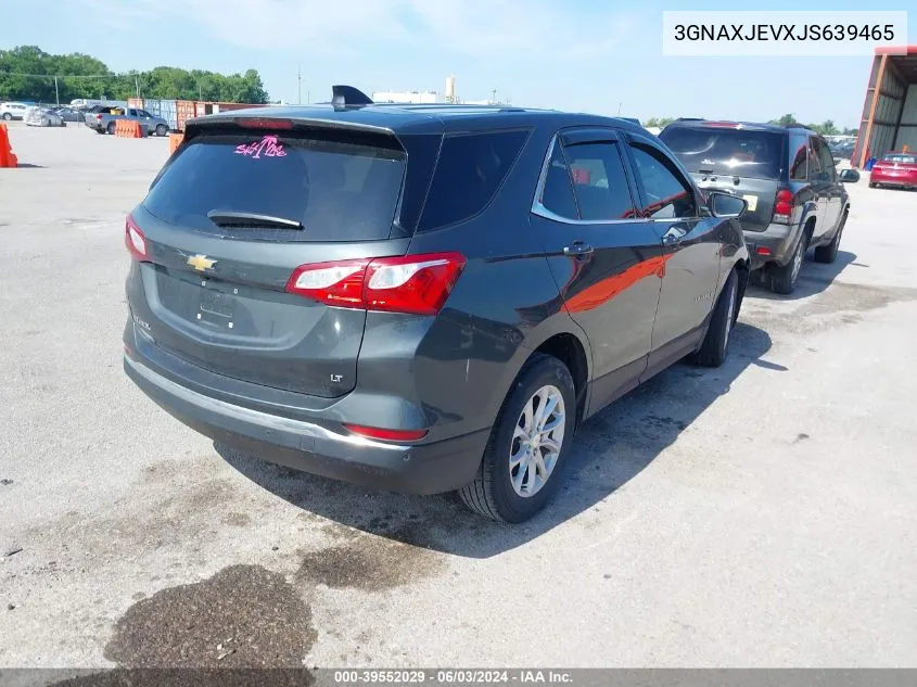 2018 Chevrolet Equinox Lt VIN: 3GNAXJEVXJS639465 Lot: 39552029