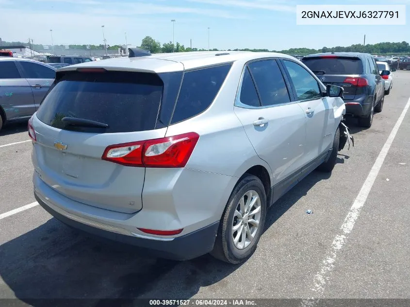 2018 Chevrolet Equinox Lt VIN: 2GNAXJEVXJ6327791 Lot: 39571527