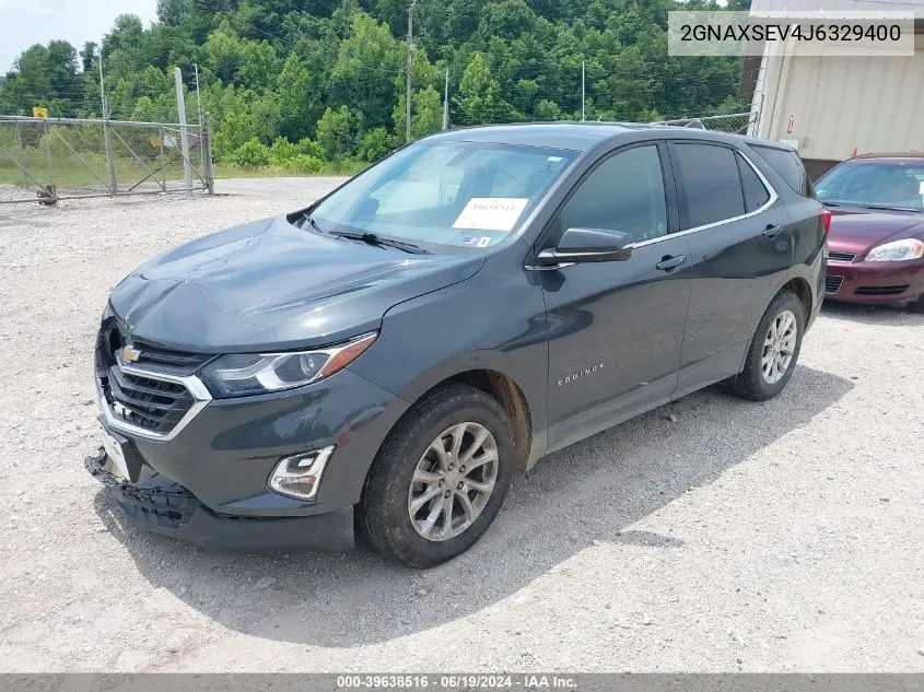 2018 Chevrolet Equinox Lt VIN: 2GNAXSEV4J6329400 Lot: 39638516