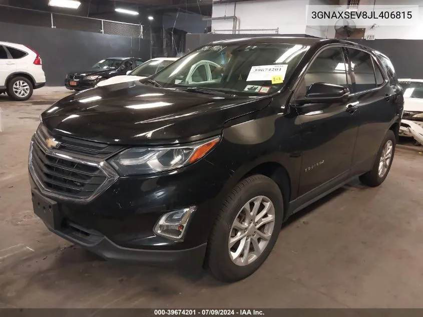 3GNAXSEV8JL406815 2018 Chevrolet Equinox Lt