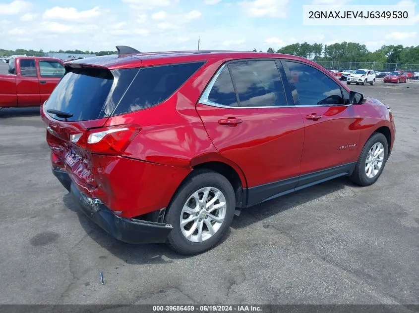 2018 Chevrolet Equinox Lt VIN: 2GNAXJEV4J6349530 Lot: 39686459