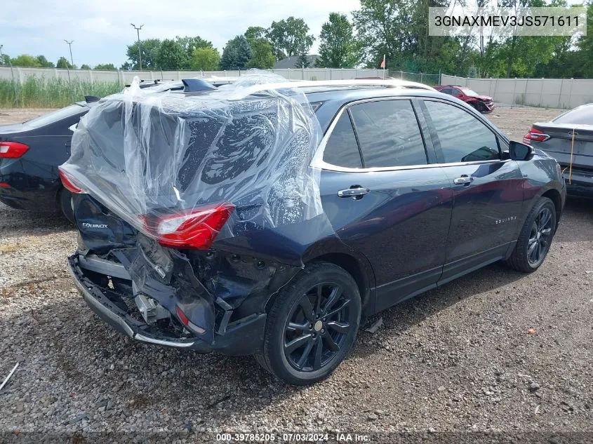 3GNAXMEV3JS571611 2018 Chevrolet Equinox Premier