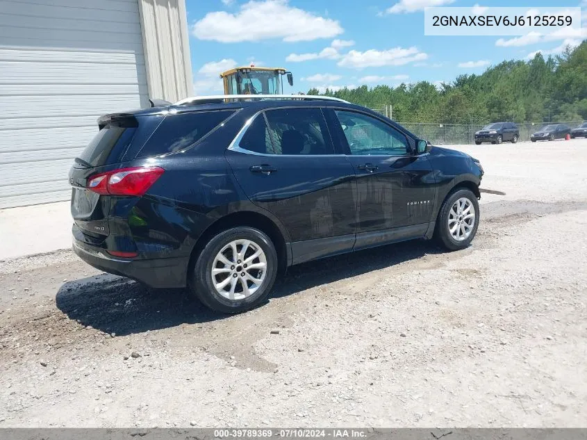 2GNAXSEV6J6125259 2018 Chevrolet Equinox Lt