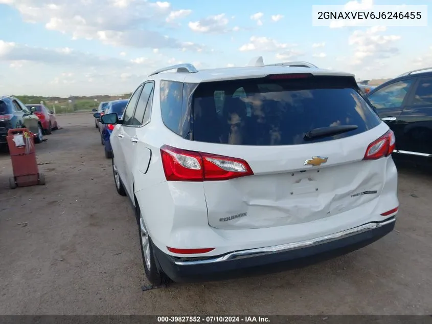 2GNAXVEV6J6246455 2018 Chevrolet Equinox Premier