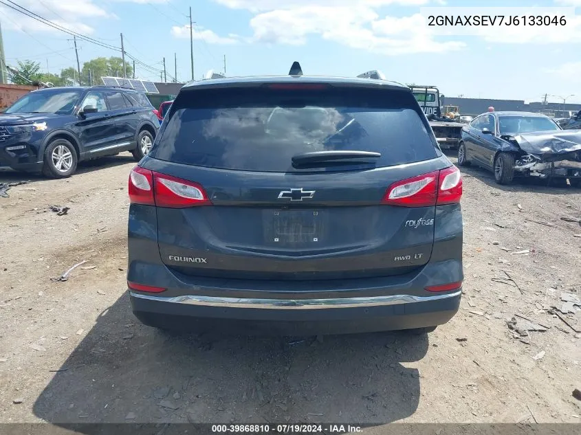 2018 Chevrolet Equinox Lt VIN: 2GNAXSEV7J6133046 Lot: 39868810