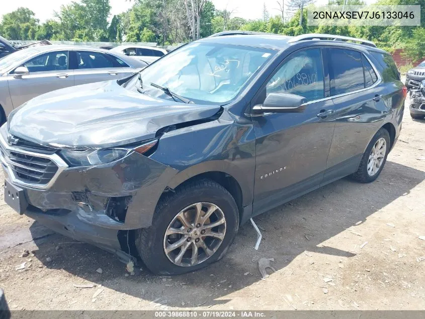 2018 Chevrolet Equinox Lt VIN: 2GNAXSEV7J6133046 Lot: 39868810