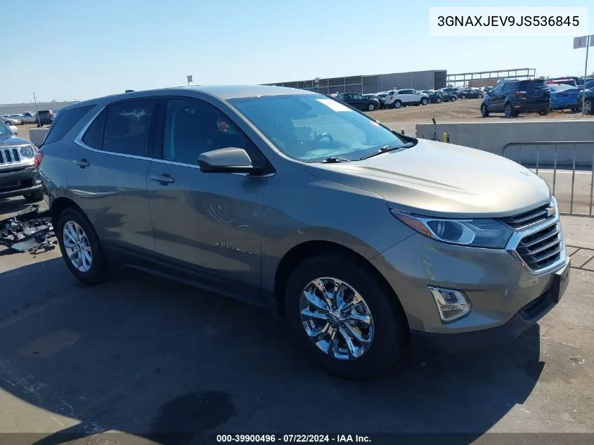 2018 Chevrolet Equinox Lt VIN: 3GNAXJEV9JS536845 Lot: 39900496