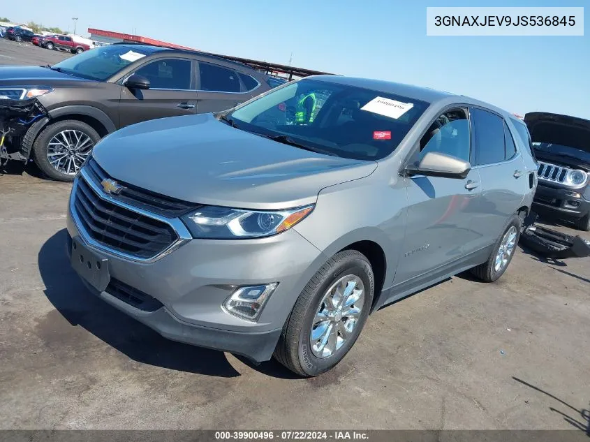 2018 Chevrolet Equinox Lt VIN: 3GNAXJEV9JS536845 Lot: 39900496