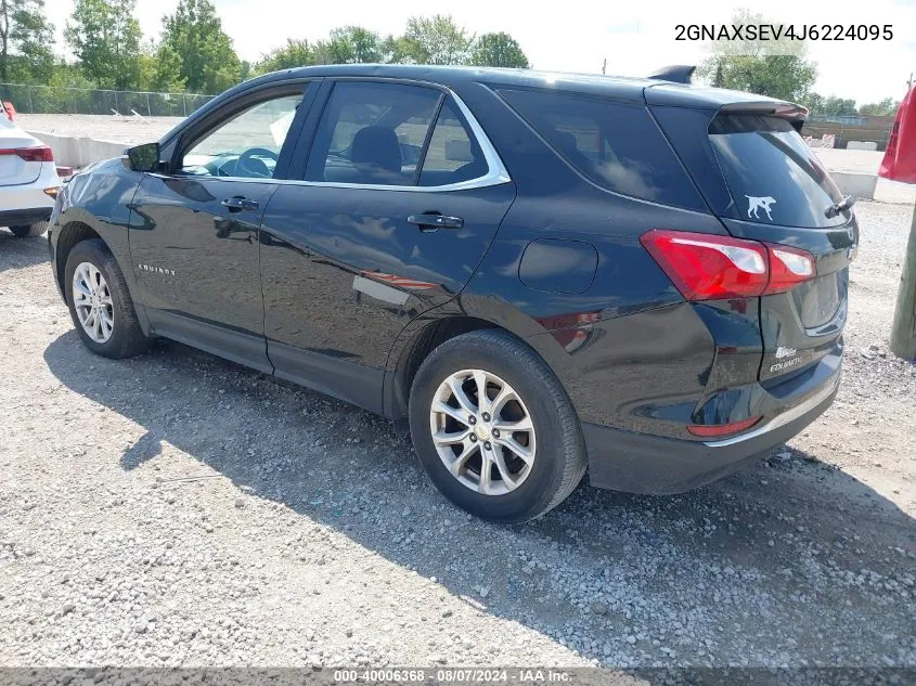 2018 Chevrolet Equinox Lt VIN: 2GNAXSEV4J6224095 Lot: 40006368