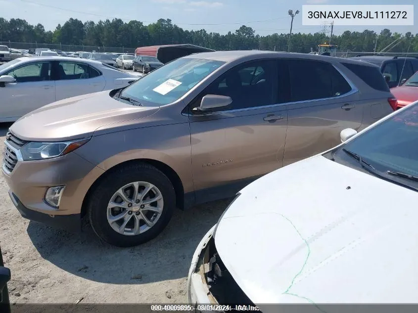 3GNAXJEV8JL111272 2018 Chevrolet Equinox Lt