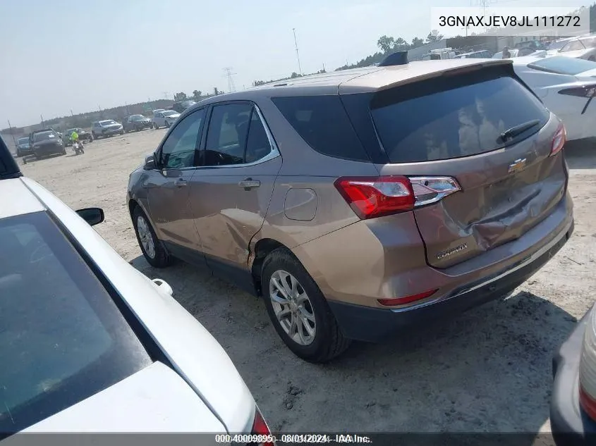 3GNAXJEV8JL111272 2018 Chevrolet Equinox Lt