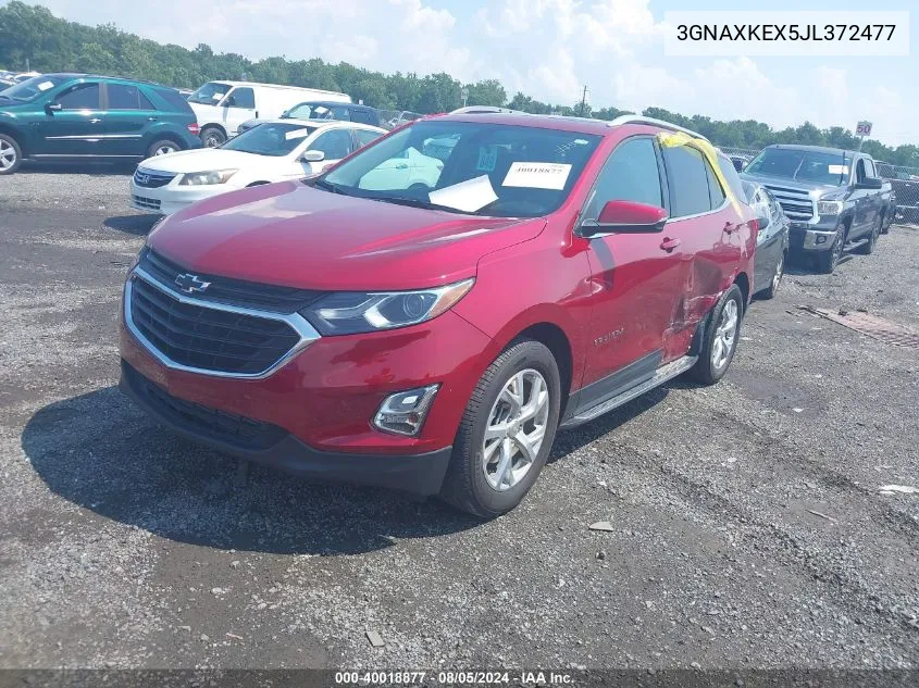 3GNAXKEX5JL372477 2018 Chevrolet Equinox Lt