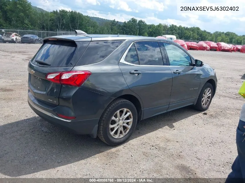 2GNAXSEV5J6302402 2018 Chevrolet Equinox Lt