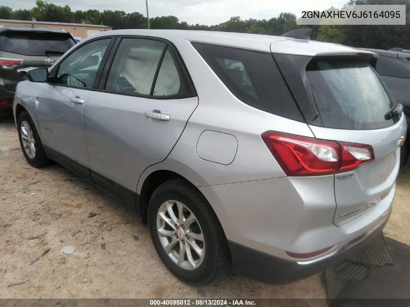 2018 Chevrolet Equinox Ls VIN: 2GNAXHEV6J6164095 Lot: 40095012