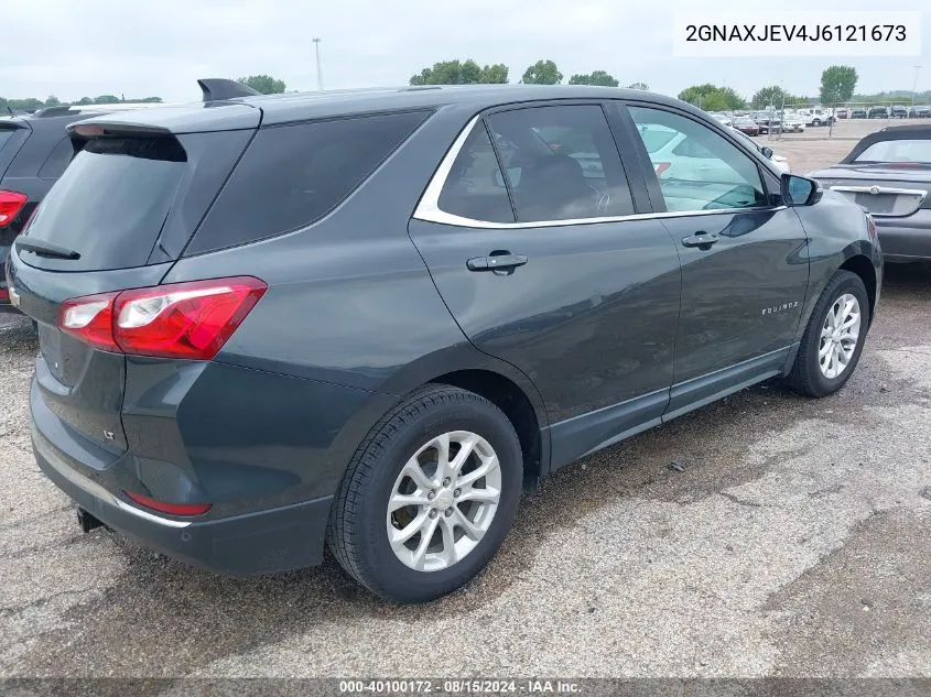 2018 Chevrolet Equinox Lt VIN: 2GNAXJEV4J6121673 Lot: 40100172