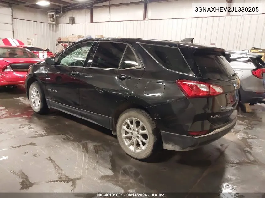 2018 Chevrolet Equinox Ls VIN: 3GNAXHEV2JL330205 Lot: 40101621