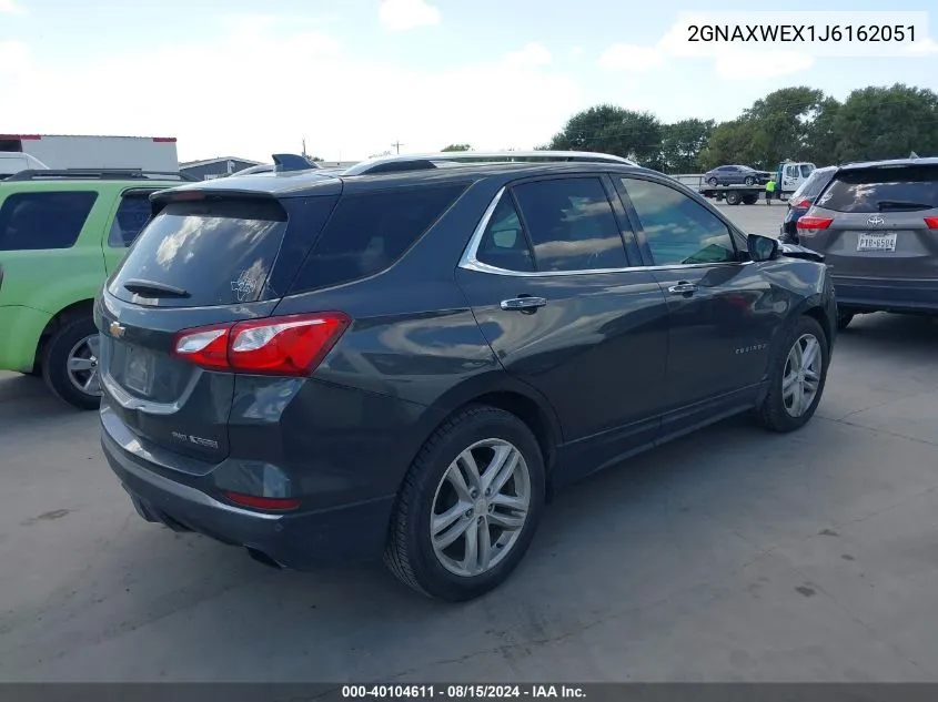 2018 Chevrolet Equinox Premier VIN: 2GNAXWEX1J6162051 Lot: 40104611