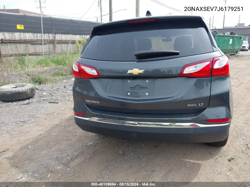 2GNAXSEV7J6179251 2018 Chevrolet Equinox Lt