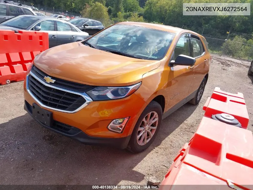 2GNAXREVXJ6272564 2018 Chevrolet Equinox Ls