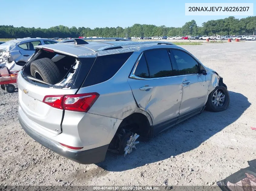 2GNAXJEV7J6226207 2018 Chevrolet Equinox Lt