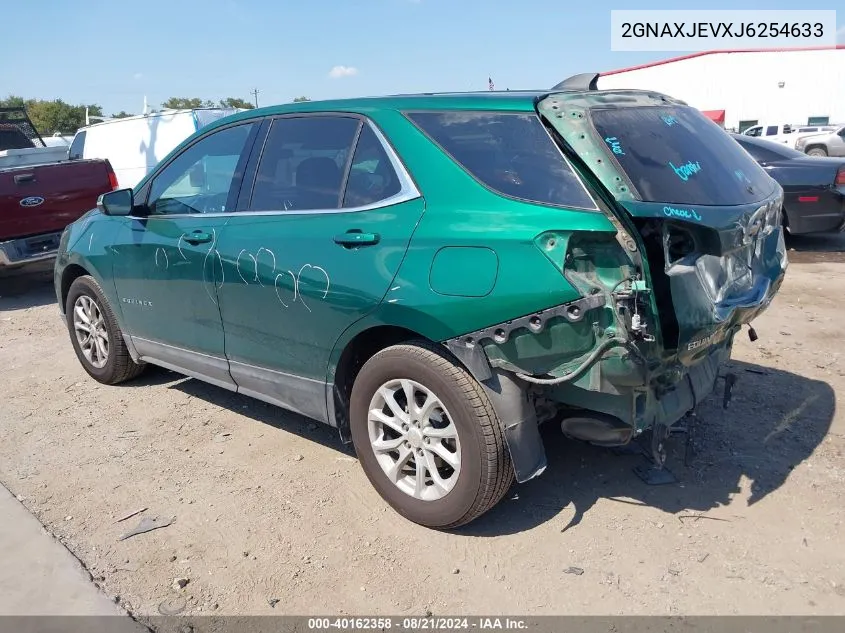 2018 Chevrolet Equinox Lt VIN: 2GNAXJEVXJ6254633 Lot: 40162358