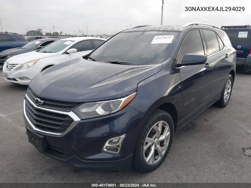 3GNAXKEX4JL294029 2018 Chevrolet Equinox Lt