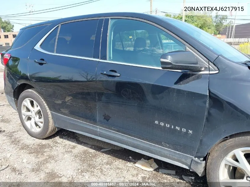 2GNAXTEX4J6217915 2018 Chevrolet Equinox Lt