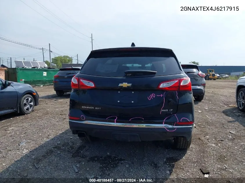 2GNAXTEX4J6217915 2018 Chevrolet Equinox Lt