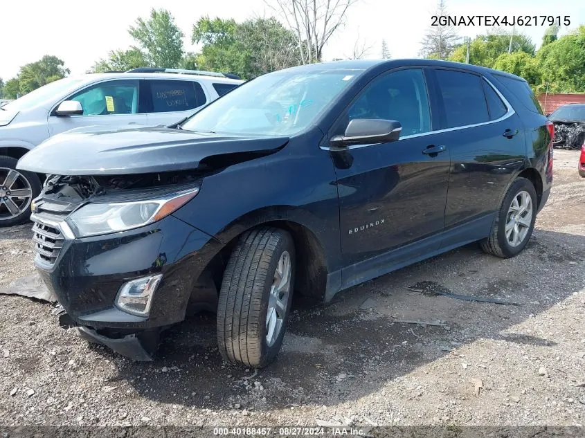 2GNAXTEX4J6217915 2018 Chevrolet Equinox Lt