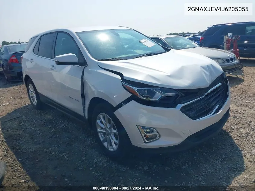 2018 Chevrolet Equinox Lt VIN: 2GNAXJEV4J6205055 Lot: 40198904