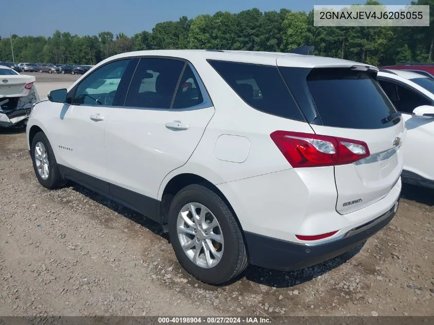 2018 Chevrolet Equinox Lt VIN: 2GNAXJEV4J6205055 Lot: 40198904