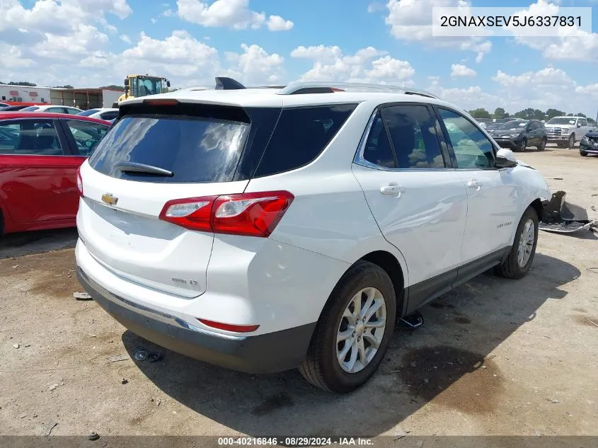 2018 Chevrolet Equinox Lt VIN: 2GNAXSEV5J6337831 Lot: 40216846