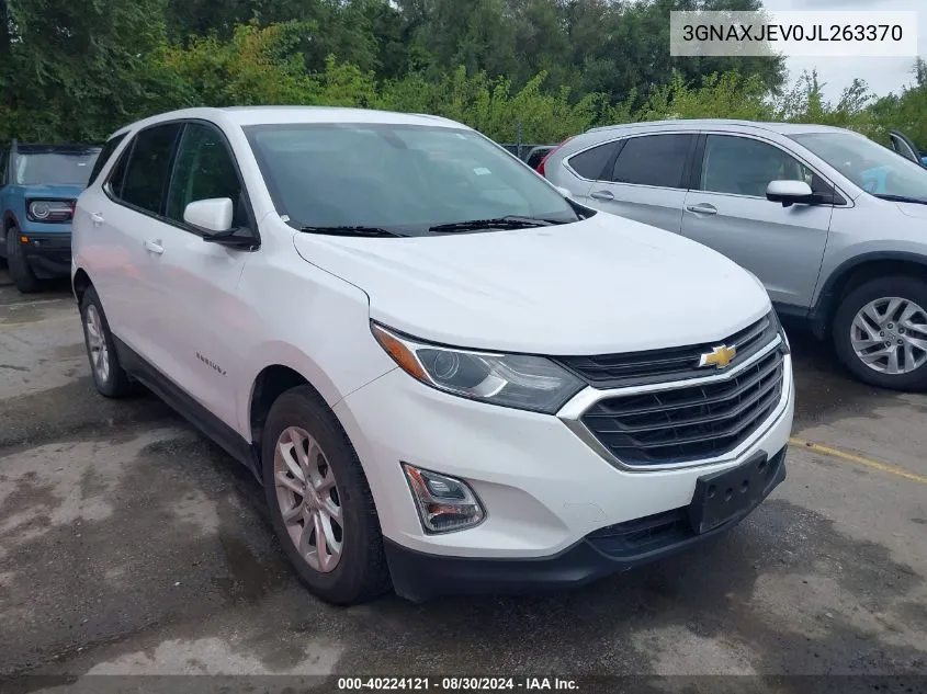 3GNAXJEV0JL263370 2018 Chevrolet Equinox Lt