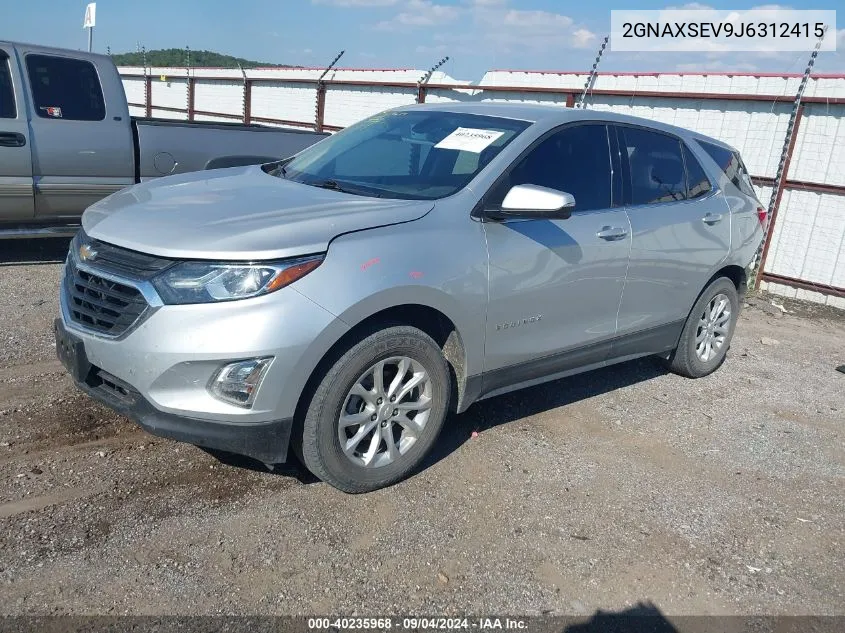 2GNAXSEV9J6312415 2018 Chevrolet Equinox Lt