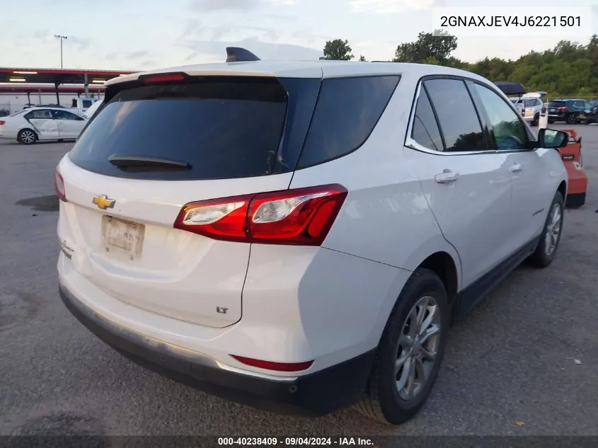 2GNAXJEV4J6221501 2018 Chevrolet Equinox Lt