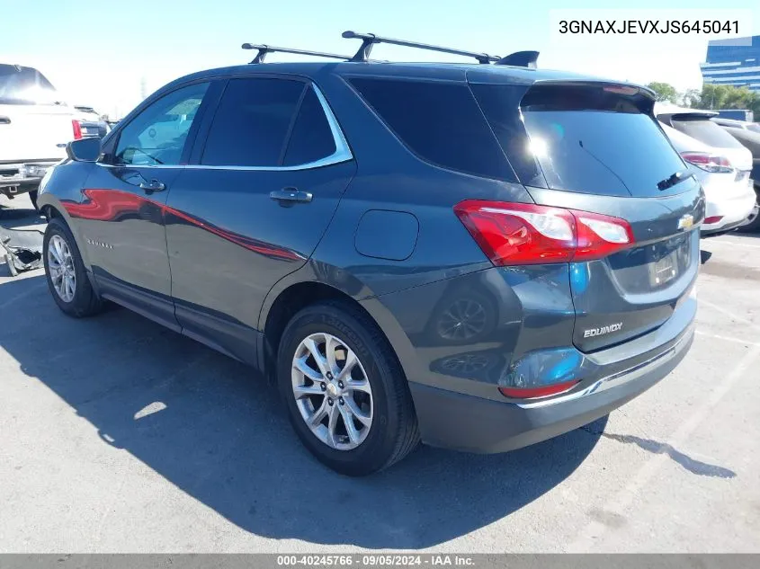 2018 Chevrolet Equinox Lt VIN: 3GNAXJEVXJS645041 Lot: 40245766