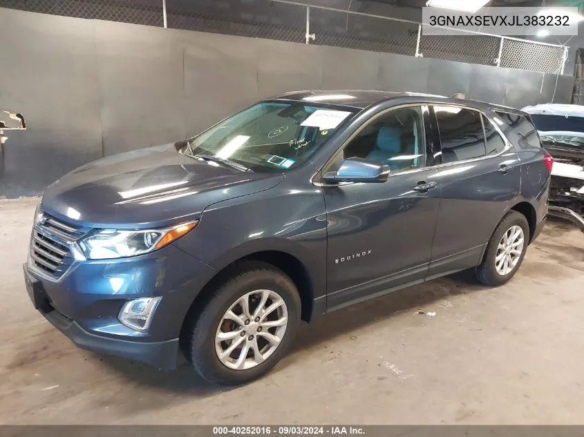 3GNAXSEVXJL383232 2018 Chevrolet Equinox Lt