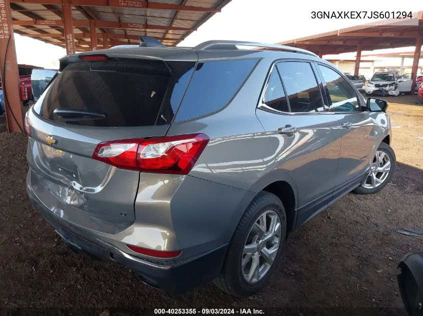 2018 Chevrolet Equinox Lt VIN: 3GNAXKEX7JS601294 Lot: 40253355