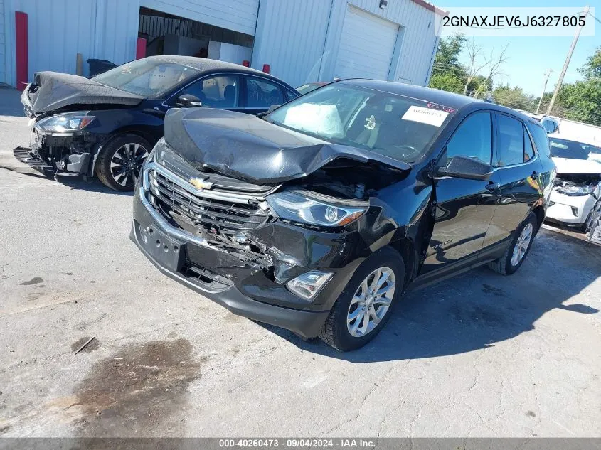 2018 Chevrolet Equinox Lt VIN: 2GNAXJEV6J6327805 Lot: 40260473