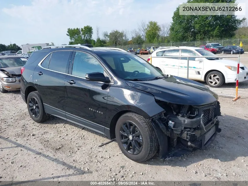 2018 Chevrolet Equinox Lt VIN: 2GNAXSEV0J6212266 Lot: 40265417