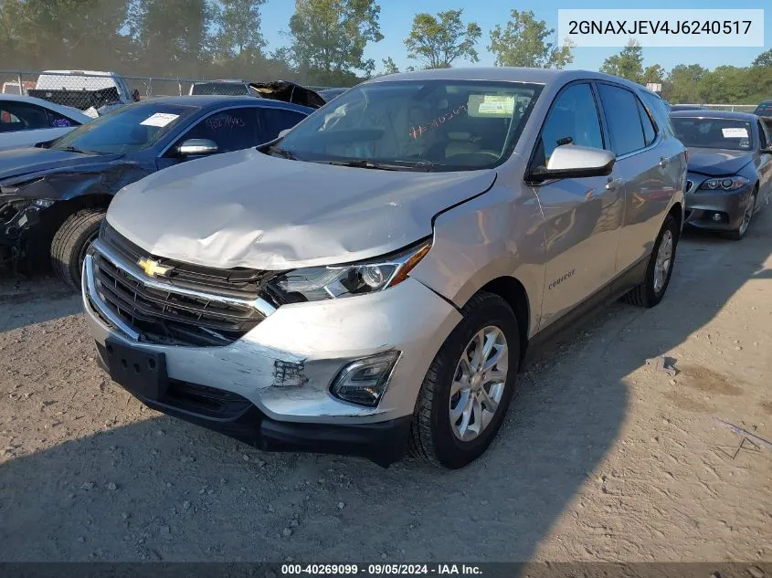 2GNAXJEV4J6240517 2018 Chevrolet Equinox Lt