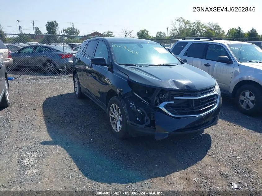 2018 Chevrolet Equinox Lt VIN: 2GNAXSEV4J6262846 Lot: 40275427