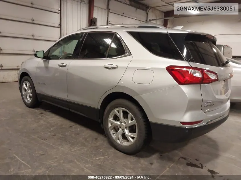 2GNAXMEV5J6330051 2018 Chevrolet Equinox Premier