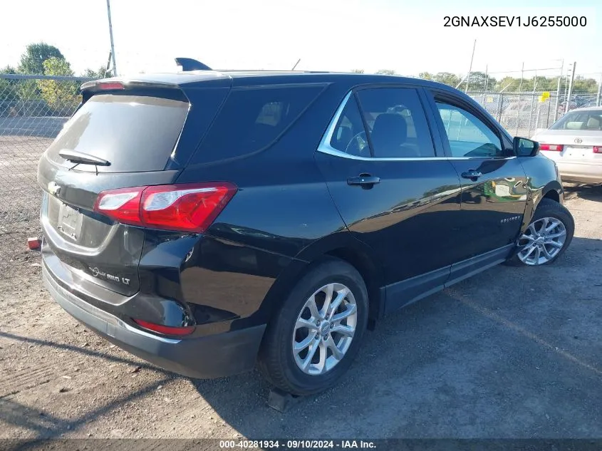 2018 Chevrolet Equinox Lt VIN: 2GNAXSEV1J6255000 Lot: 40281934