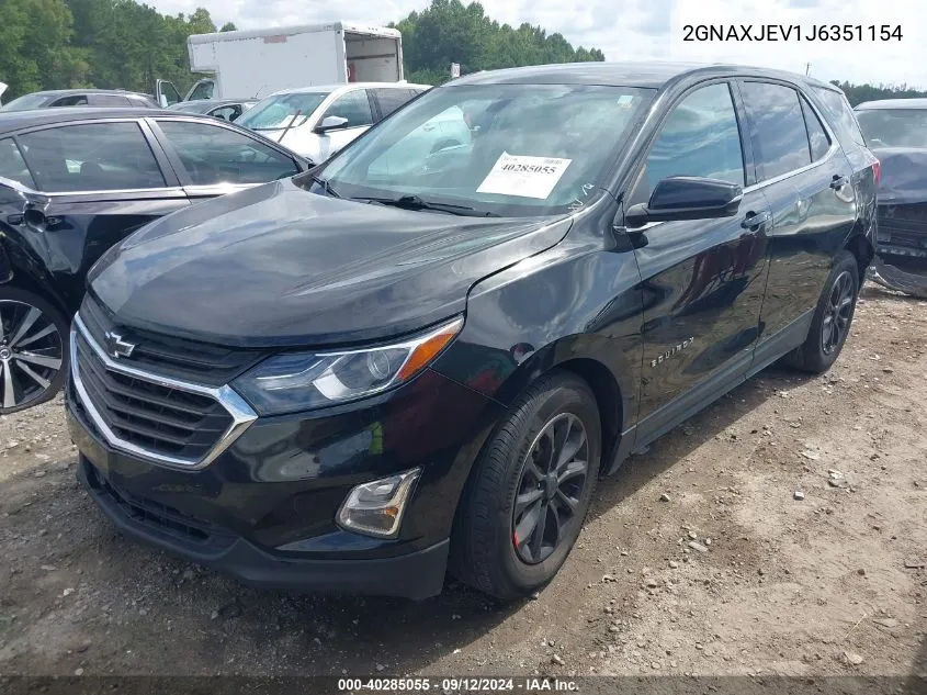 2GNAXJEV1J6351154 2018 Chevrolet Equinox Lt