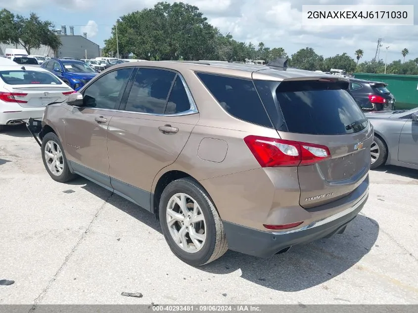 2GNAXKEX4J6171030 2018 Chevrolet Equinox Lt